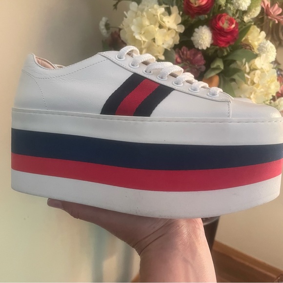 Gucci Platform Peggy low top sneakers - Picture 2 of 9